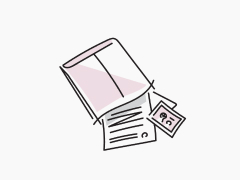 宅配のイラスト