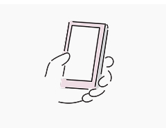 スマホのイラスト