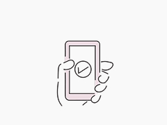 申込中のイラスト